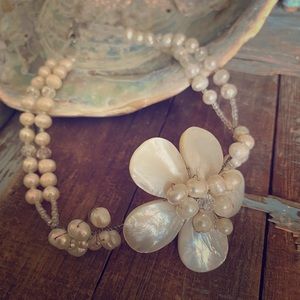 Boho Freshwater Pearl Choker